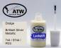 Preview: Dodge, Brilliant Silver Metallic, 744 / 9744 / PD3: 20ml Lackstift, von ATW Autoteile West.